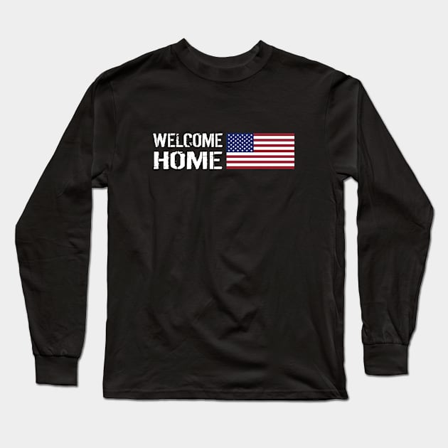 Welcome Home Long Sleeve T-Shirt by Jared S Davies